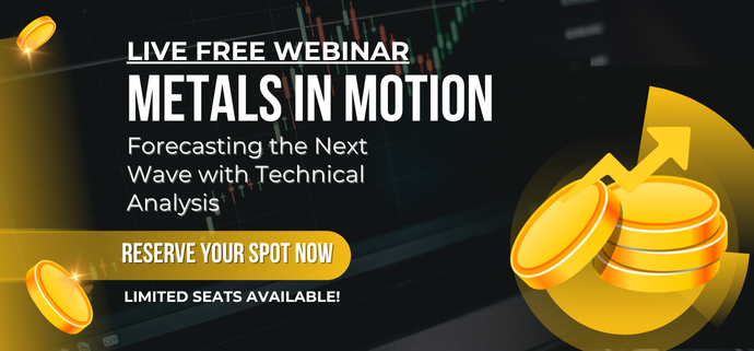 EWAnalysis's tweet card. FREE Webinar: Metals in Motion: Forecasting the Next Wave with Technical Analysis