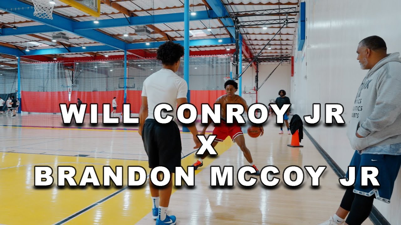 osimplis's tweet card. Brandon McCoy Jr & Will Conroy Jr Putting in WORK with NBA Trainer...
