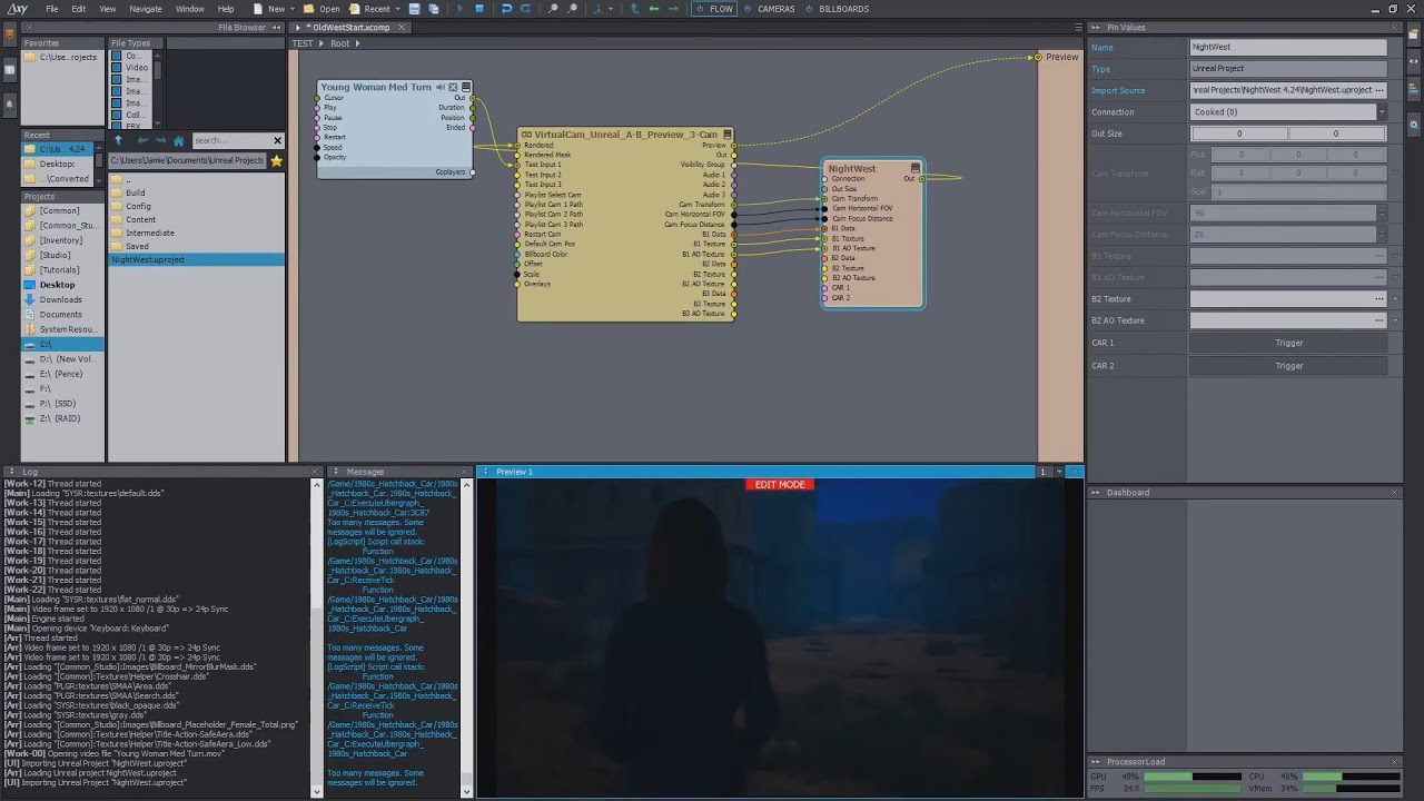 Frnandwagner's tweet card. Configurando um "Passing Trigger" dentro de uma cena Unreal |...