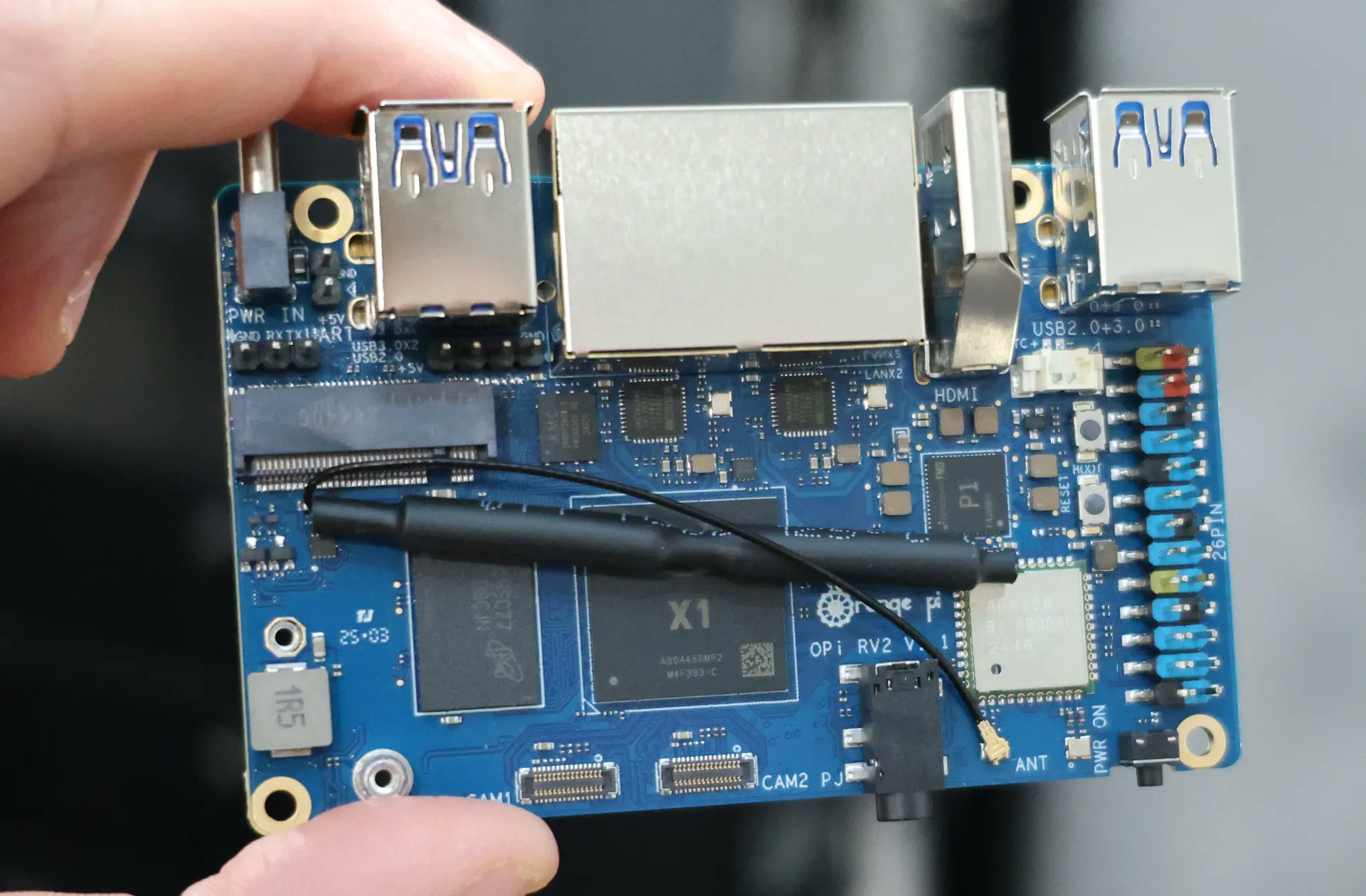 TrakUnixbased's tweet card. Earlier this month Canonical announced Ubuntu Linux support for the Orange Pi RV2 as a low-cost RISC-V developer board.