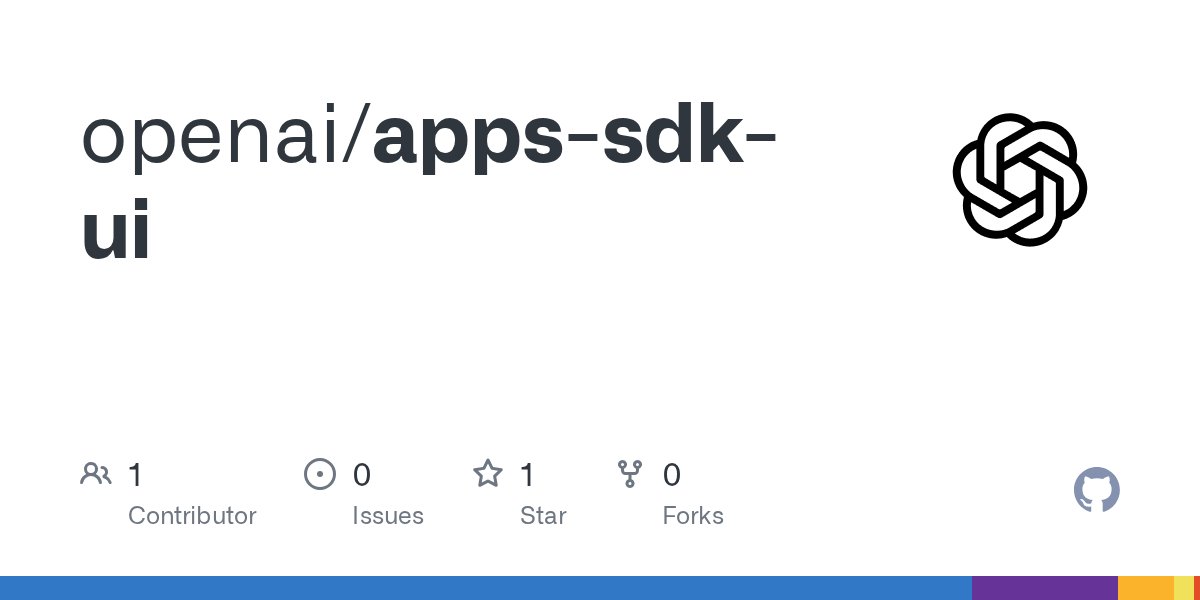 gching's tweet card. Contribute to openai/apps-sdk-ui development by creating an account on GitHub.