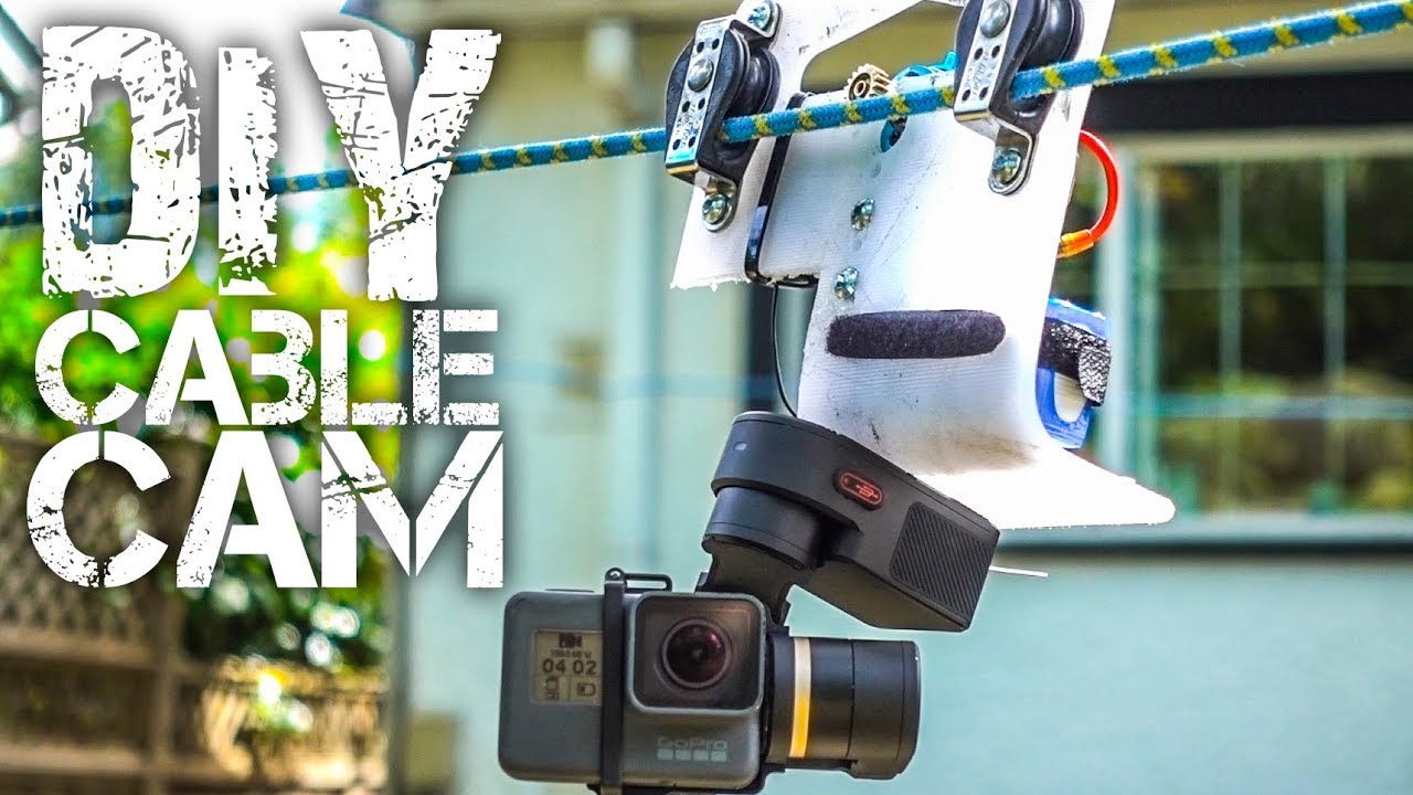 KyleMartinTech's tweet card. DIY GoPro Cable Cam