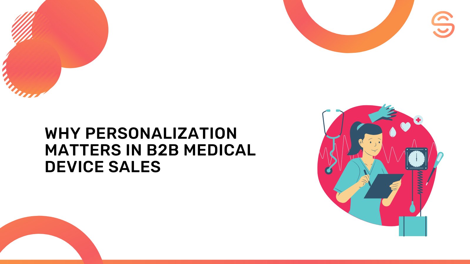 SignumAI's tweet card. Discover how personalization in B2B medical device sales builds trust, boosts conversions, and creates lasting client relationships with targeted outreach strategies.