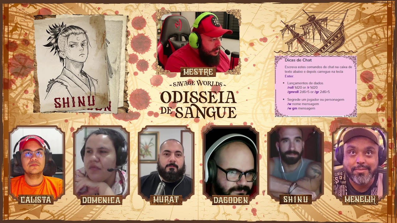 SavageBloggers's tweet card. ‹Savage Worlds› Odisséia de Sangue - Ato 1: Ep. 09