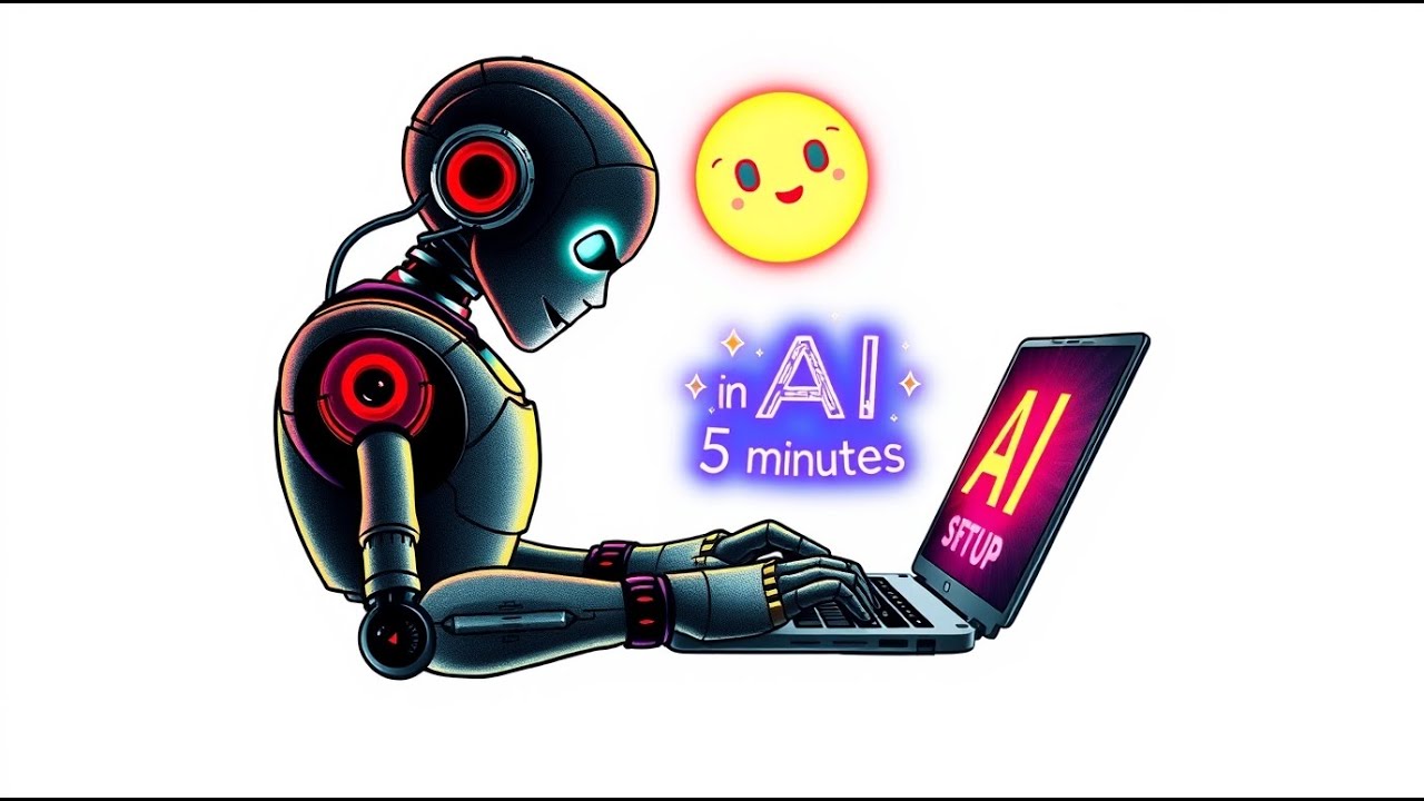 bsdoole's tweet card. Build Your Own AI in 5 Minutes with Hugging Face! (FREE & No Setup)