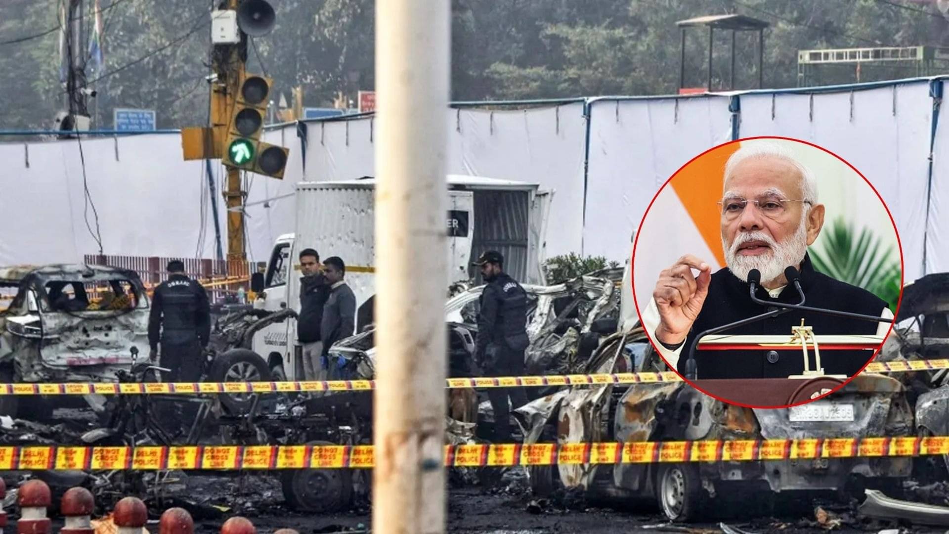 Republic_Bharat's tweet card. दिल्ली ब्लास्ट के बाद मोदी सरकार फुल एक्शन मोड में है। कैबिनेट बैठक में इस ब्लास्ट को आतंकी घटना घोषित कर दिया गया है।