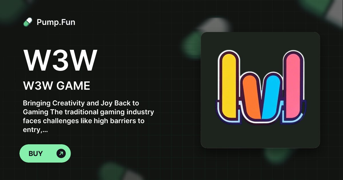 w3wgamebox's tweet card. Bringing Creativity and Joy Back to Gaming The traditional gaming industry faces challenges like high barriers to entry, centralized control, and unfair profit distribution, while GameFi struggles...