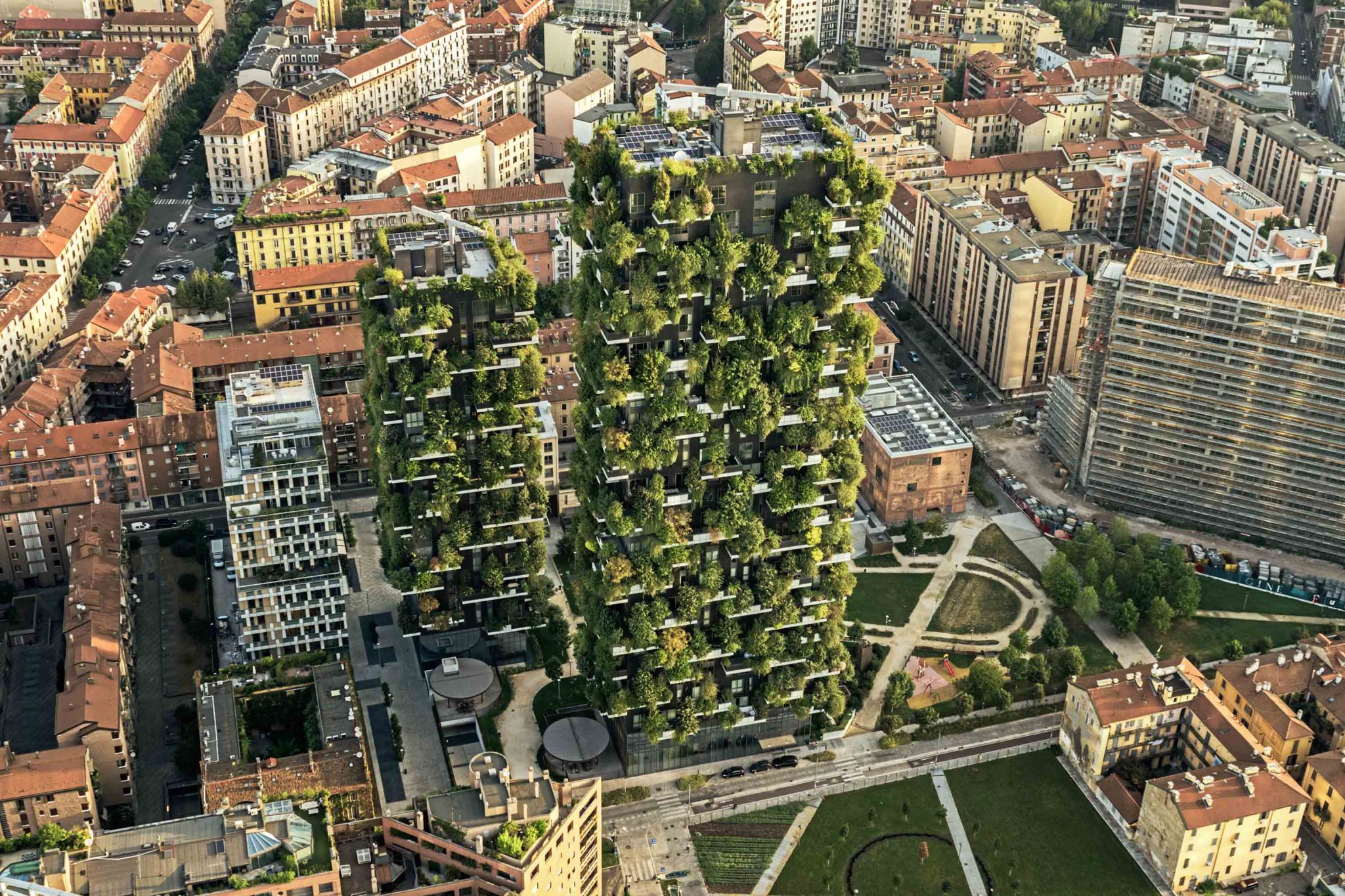 SinkProject's tweet card. Vertical Forest is a model for a sustainable residential building, a project for metropolitan reforestation contributing to the regeneration of the environment and urban biodiversity without the...