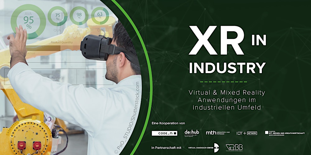 CODE_n's tweet card. VR- und AR-Anwendungen (Virtual und Augmented Reality) bieten neue Perspektiven für Effizienzgewinne in industriellen Abläufen