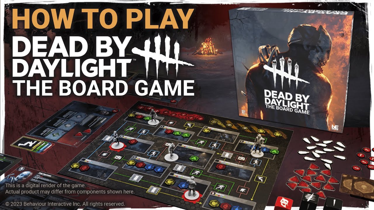 Level99Games's tweet card. How To Play Dead by Daylight: The Board Game