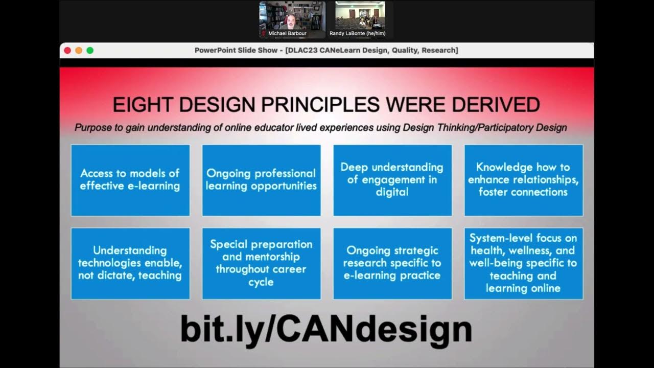 CANeLearn's tweet card. DLAC 2023 - Design Principles for Digital Learning and NSQOL Standa...