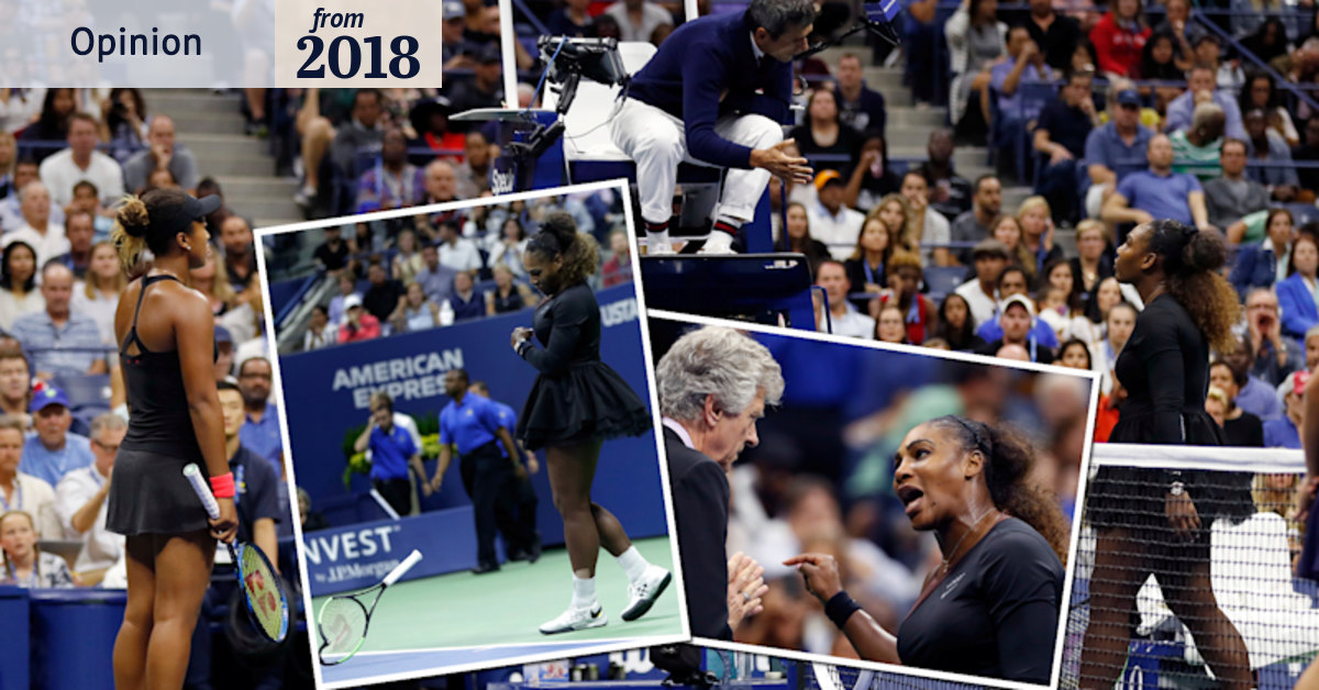 RealJamesWoods's tweet card. Ramos' decisions had nothing to do with sexism or racism, but with observing clear breaches of the grand slam code of conduct and then having the courage to call them.