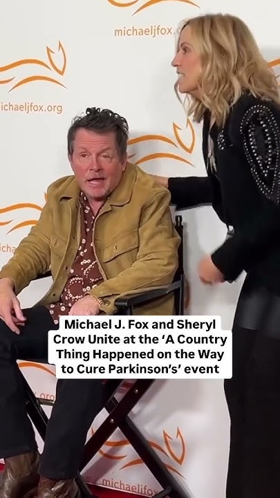 DorothyLey32878's tweet card. Michael J Fox and Sheryl crow Reunite at Parkinson's Event #michael...