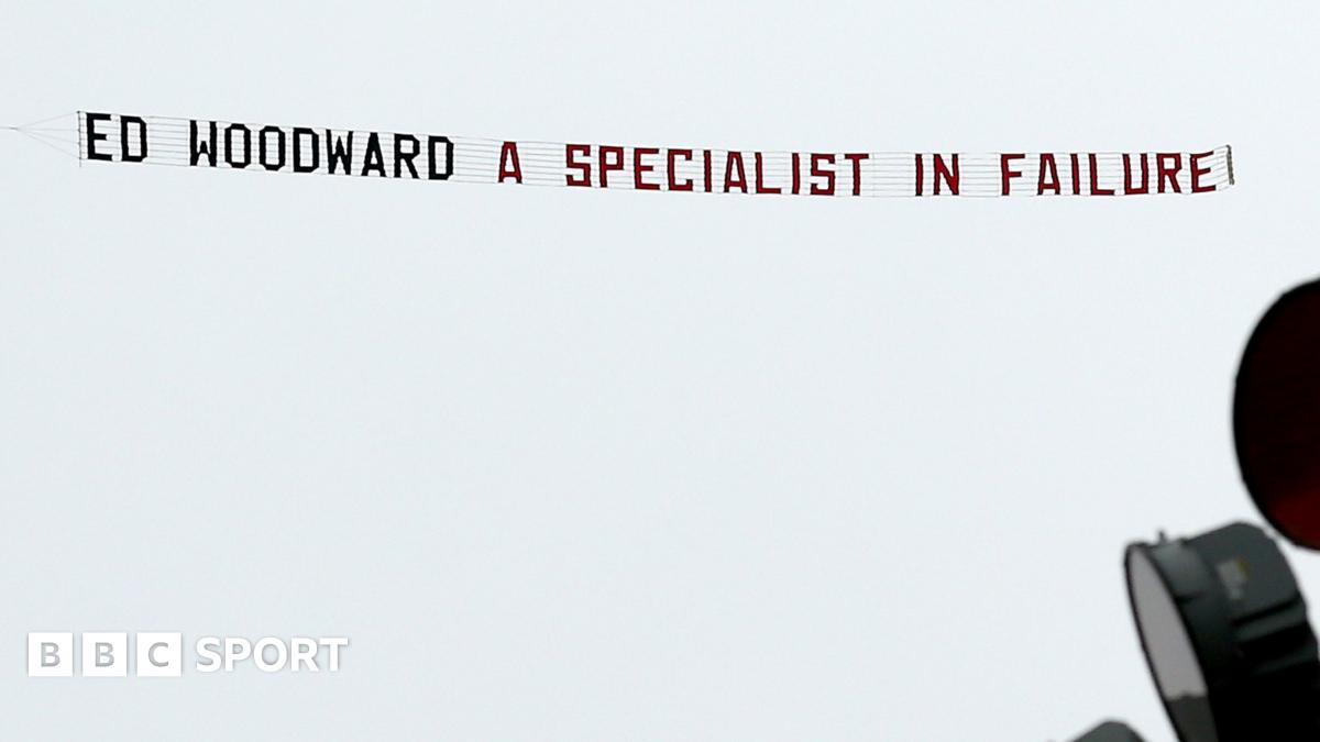 linzmufc's tweet card. A group of Manchester United fans pay for a banner complaining at the way the club is being run to be flown over Sunday's game at Burnley.