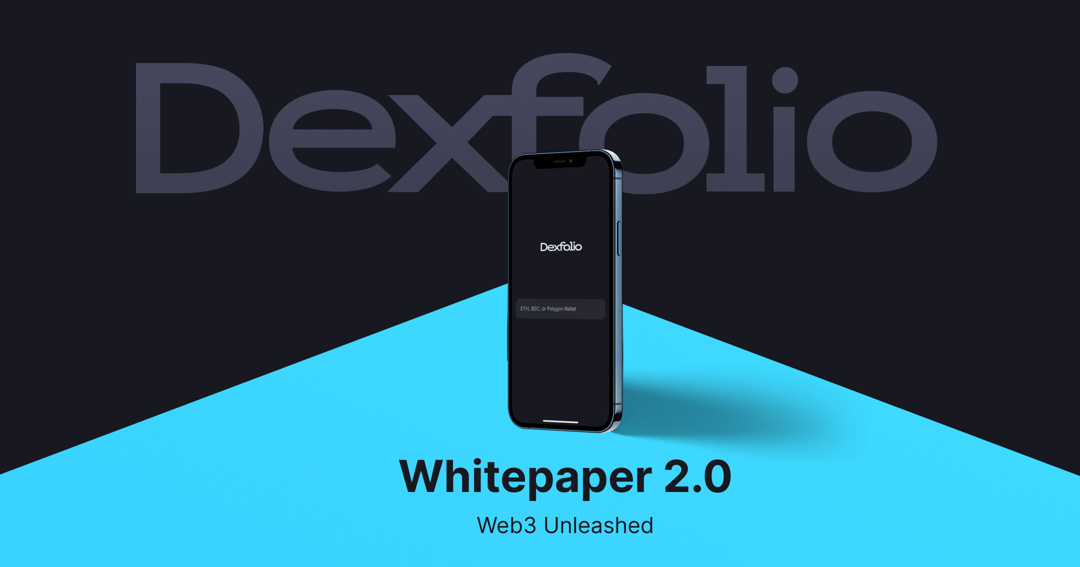 dexfolioapp's tweet card. Dexfolio Whitepaper 2.0 Giveaway! We've just launched our upgraded whitepaper to show crypto users our exciting plans and how we're pushing to become the Web 3 hub!!! ﻿ ﻿ ﻿Complete the tasks for a...