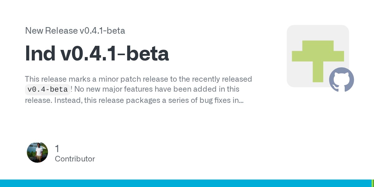 roasbeef's tweet card. This release marks a minor patch release to the recently released v0.4-beta! No new major features have been added in this release. Instead, this release packages a series of bug fixes in addition ...