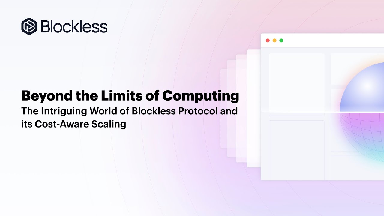 theblessnetwork's tweet card. Unlocking the Future of Computing: Derek Anderson on Blockless...