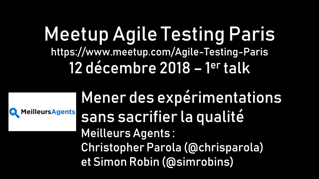 chrisparola's tweet card. MeilleursAgents : Mener des expérimentations sans sacrifier la...