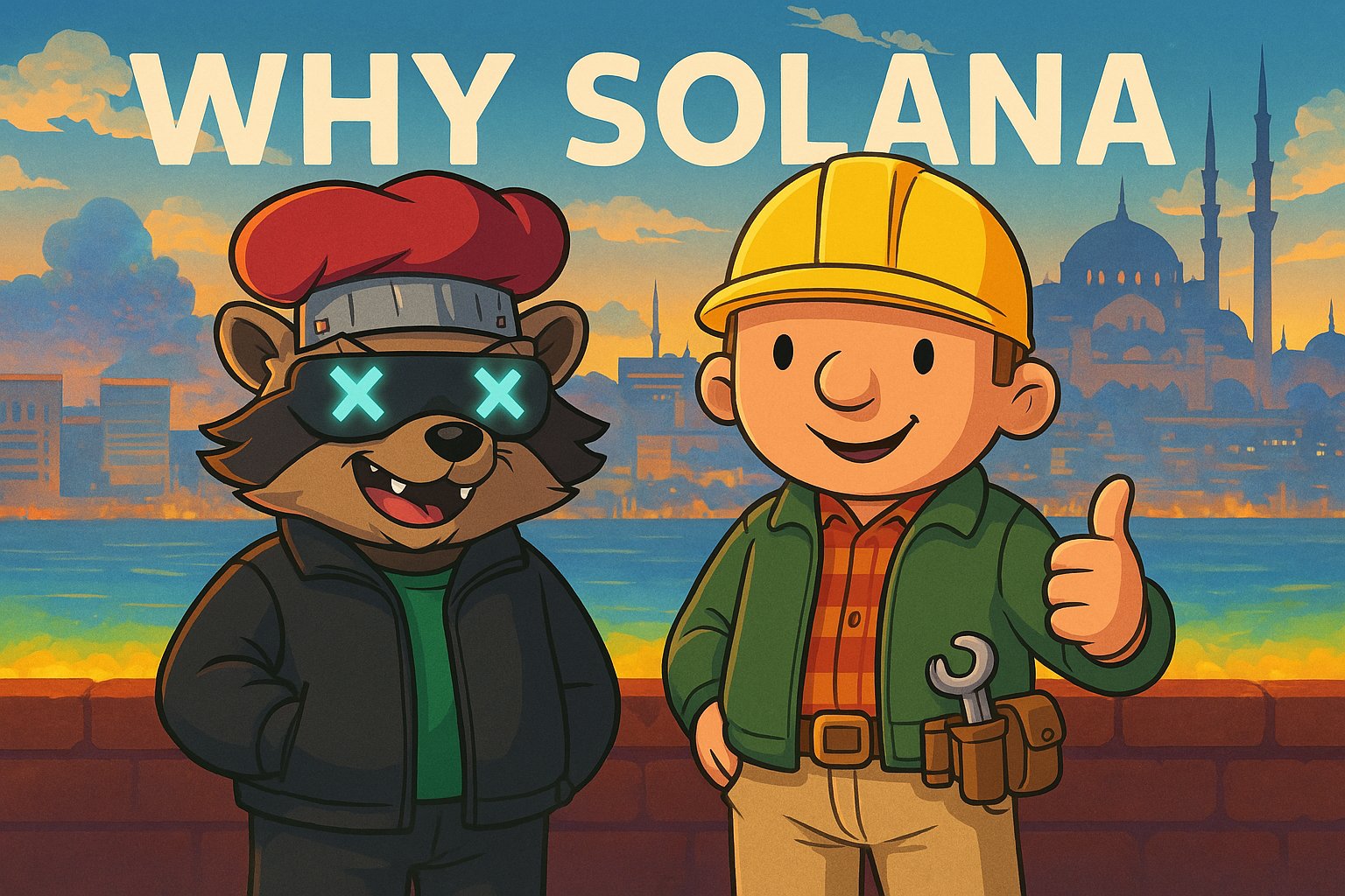 Ser_kuka_sol's tweet card. We will go over all the topics of why to choose and build on Solana.
