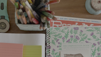 TwoSidesNA's tweet card. Papertarian Hour is a screen-free break for creativity, focus, and mindfulness through paper-based activities like journaling and reading—all while supporting sustainability.