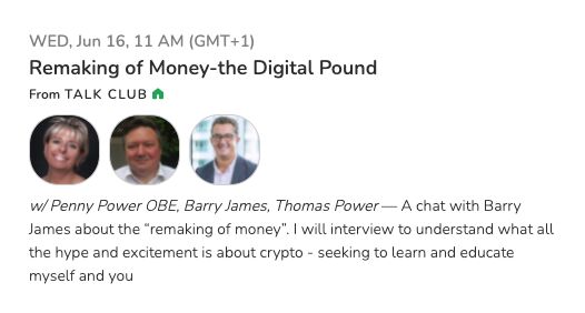 barryejames's tweet card. I'm looking forward to my 'grilling' at 11am today by Penny Power OBE! Knowing Penny I know this is going to be an interesting conversation - even for me! Amongst other things we'll be talking about...