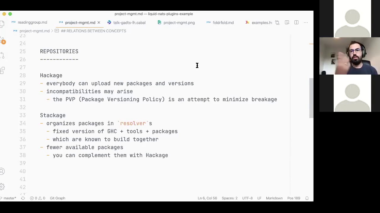 haskellams's tweet card. Haskell Study Group QA Session (I)