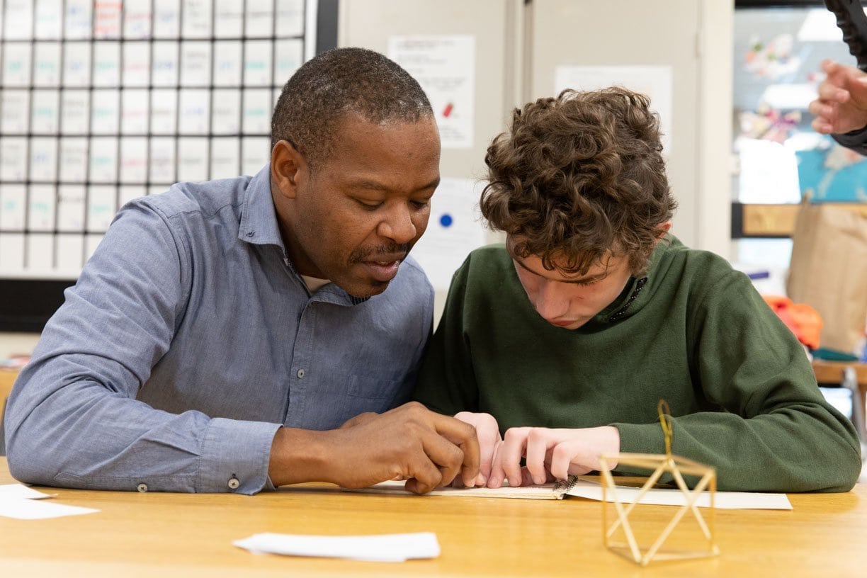 PerkinsVision's tweet card. You may recognize braille from keypads and elevators, but did you know there are two versions, or that it can be used to write almost any language?