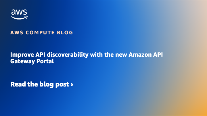 hayaok3's tweet card. In this post, we will show how you can use the new portal feature to create customizable portals with enhanced security features in minutes, with APIs from multiple accounts, without managing any...