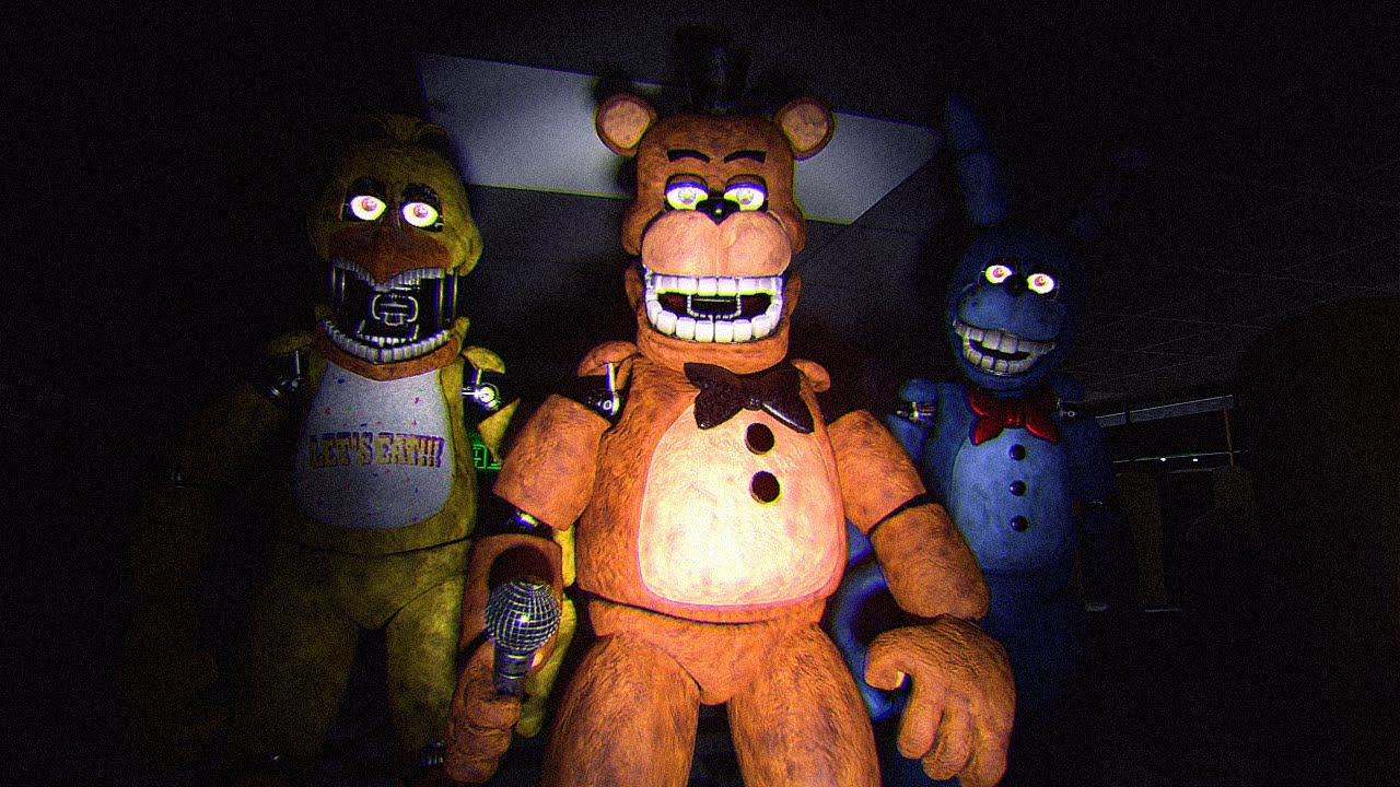 ManSoulgood's tweet card. Grand Relaunch! [FNAF/VHS]