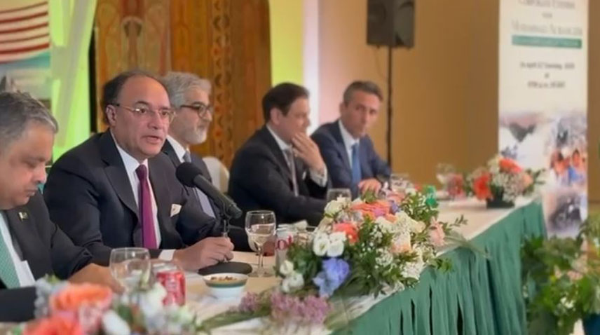 mohdmustafaayub's tweet card. Finance Minister called for private-sector collaboration in dealing with existential challenges of population and climate change.