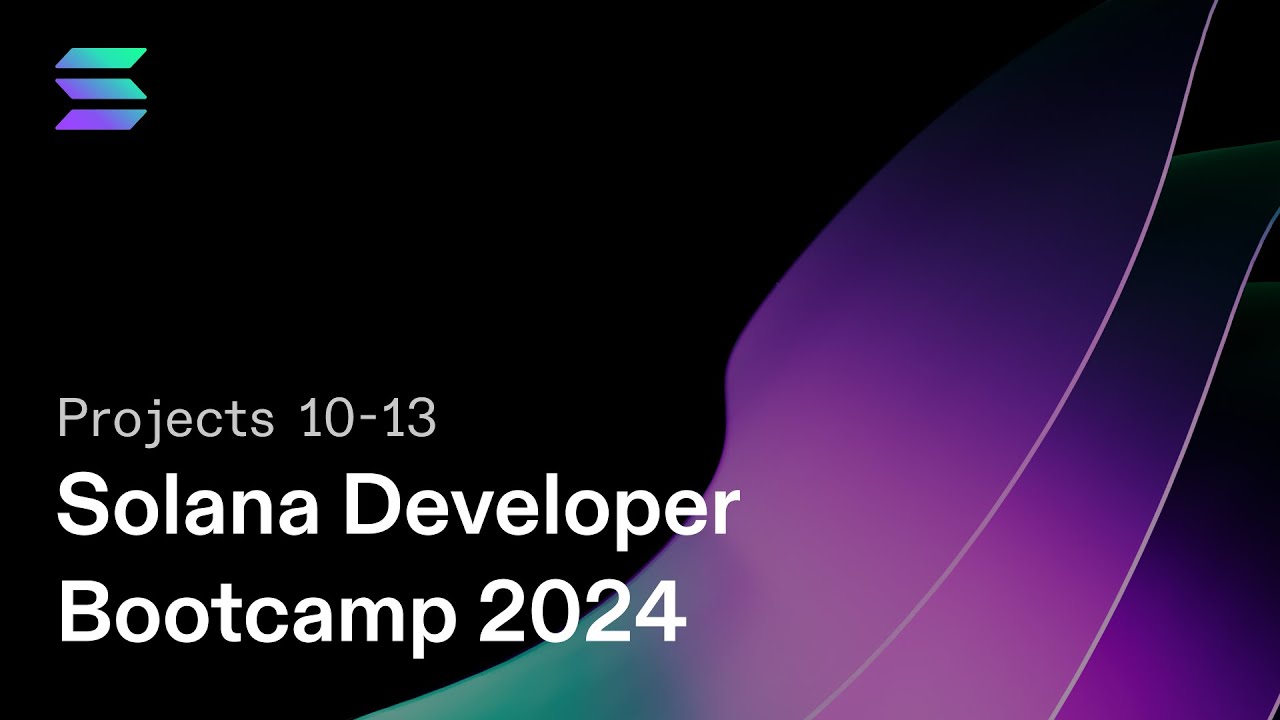 solana's tweet card. Solana Developer Bootcamp 2024 - Learn Blockchain and Full Stack Web3...