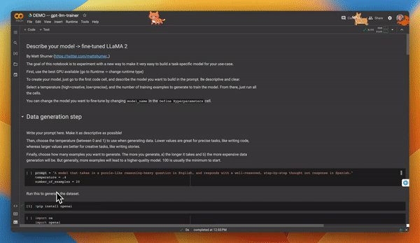 nanotrac's tweet card. Train LLM with a Simple English Prompt! Meet gpt-llm-trainer: The Easiest Way to Train a Task-Specific LLM