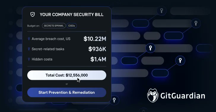 TweetThreatNews's tweet card. Large organizations are reducing their workforce to improve efficiency, but this trend has heightened cybersecurity risks, especially around hardcoded secrets. As security teams shrink, the latest...