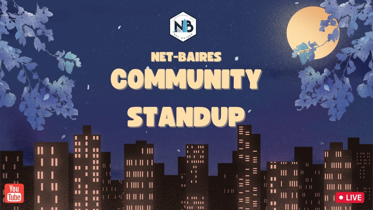 NetBaires's tweet card. .NET Community Standup #4 - Reaccionando a la .NET Conf 2023