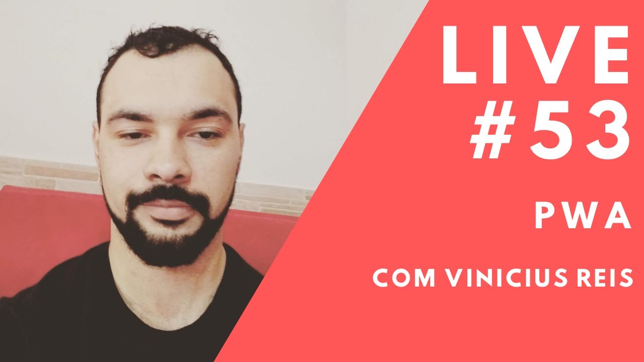 rodrigobranas's tweet card. PWA com Vinicius Reis // Live #53