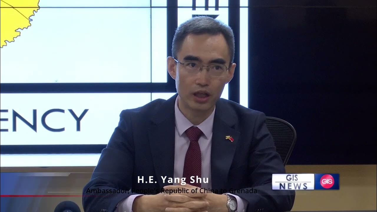 ShallotsB's tweet card. Chinese Embassy Hands Over Cheque of Over One Hundred Thousand EC...