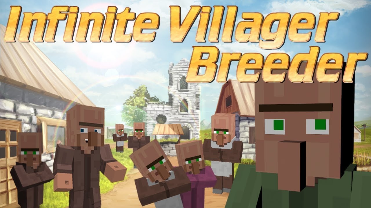 CodeMonkeyATL's tweet card. Minecraft | How to Make a Villager Breeder | Infinite Villager...