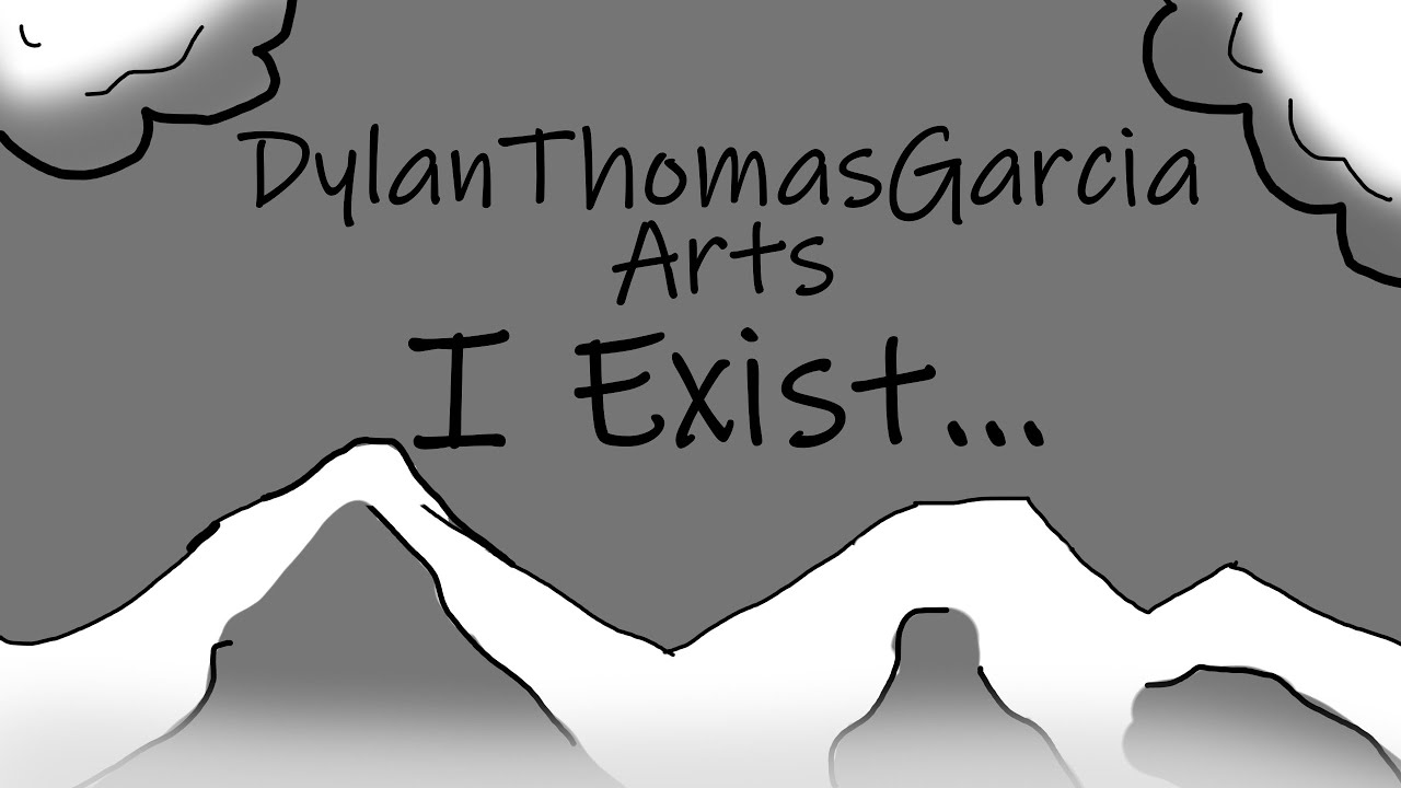 DylanThomasArts's tweet card. DTGA Poetry-I Exist