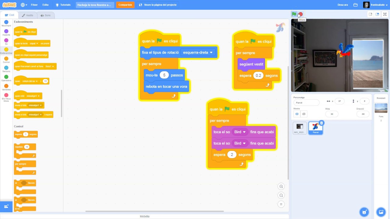 scratchcatala's tweet card. Com hackejar la vostra finestra amb Scratch en 5 minuts!