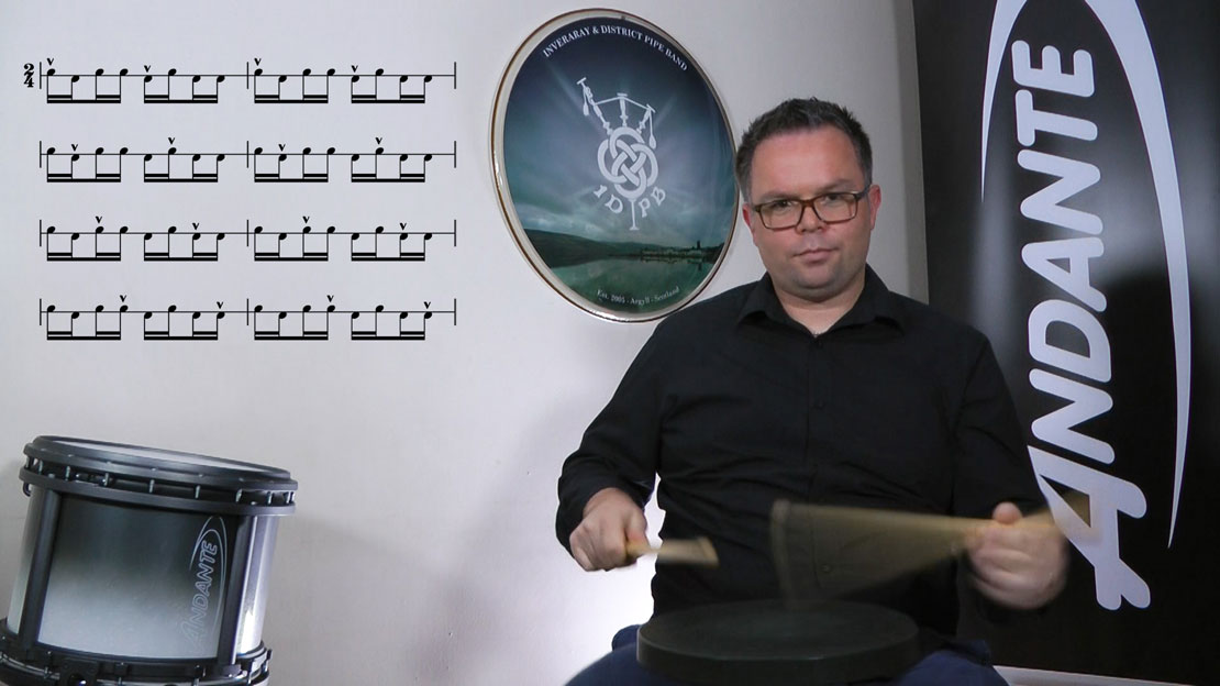 DrumScoreEditor's tweet card. Learn Pipe Band Drumming with 10 times World Solo Drumming champion, Steven McWhirter. Over 140 videos already available!