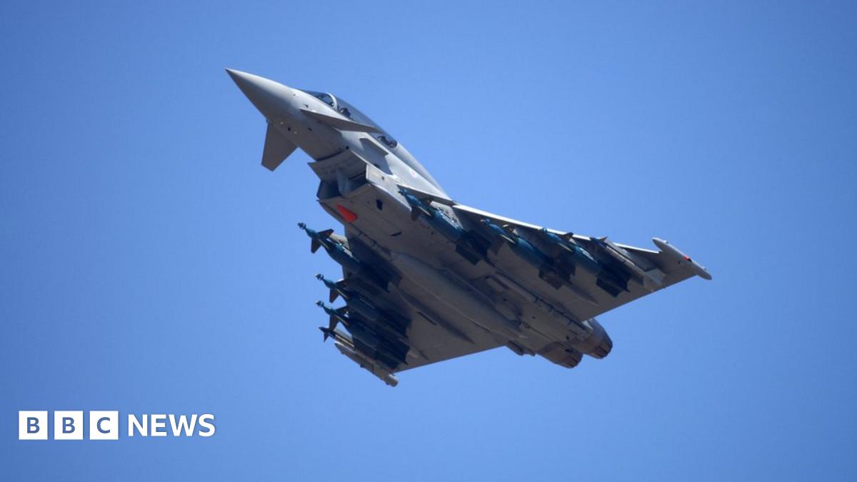 Miltronix1's tweet card. The RAF said the incident happened near Fort William and the Typhoon was landed safely at Lossiemouth.