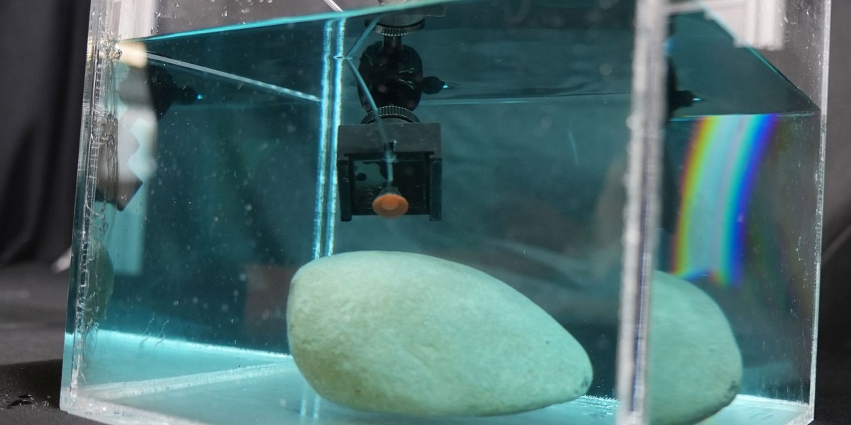 techreview's tweet card. A device that grips and releases like the suckers on a tentacle can handle bumpy, wet objects.