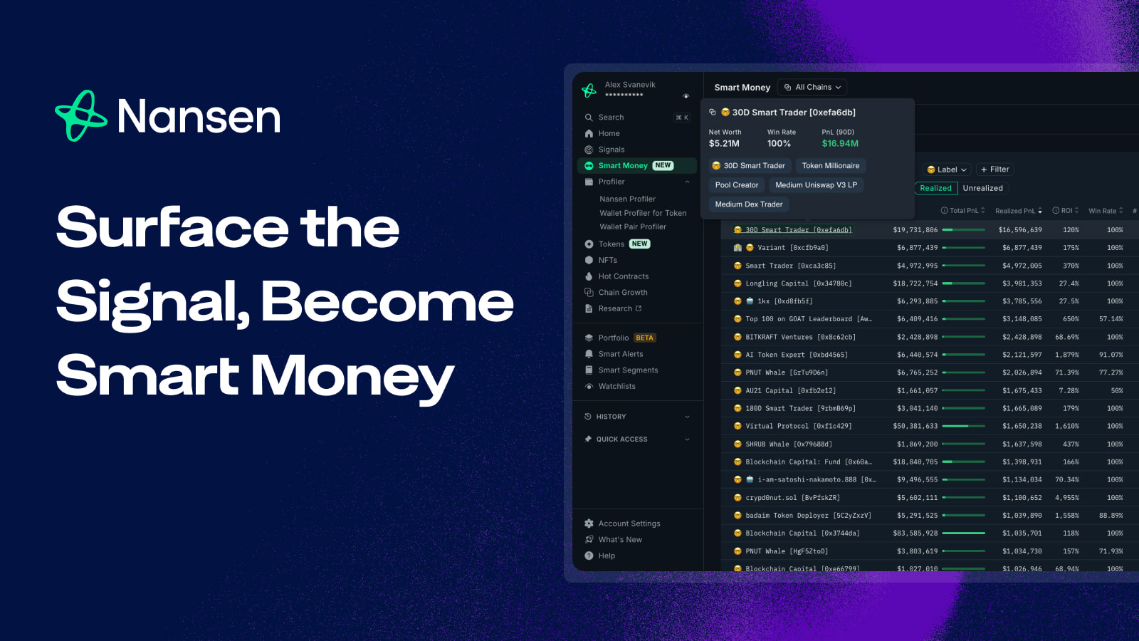 Ryusuk_cript's tweet card. Maximize your crypto and DeFi returns with Nansen's real-time analytics tools. Get onchain insights and data to power your investment decisions.