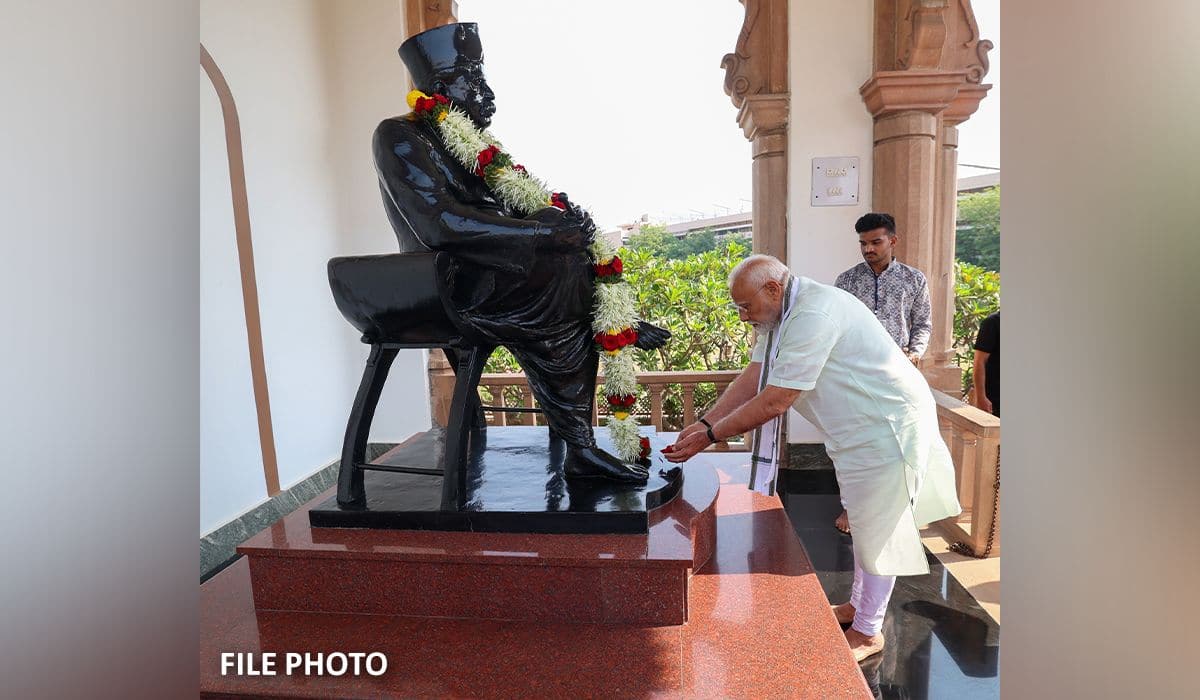 narendramodi's tweet card. "A hundred years ago, on the sacred occasion of Vijayadashami, the Rashtriya Swayamsevak Sangh was founded. This was not the creation of something entirely new. It was a newer manifestation of an...