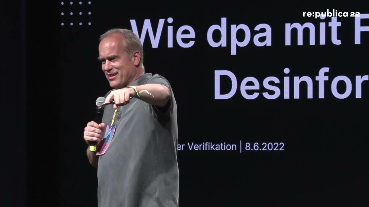 kv0s's tweet card. re:publica 2022: Stefan Voß: Dem Irrsinn auf der Spur - Wie dpa mit...