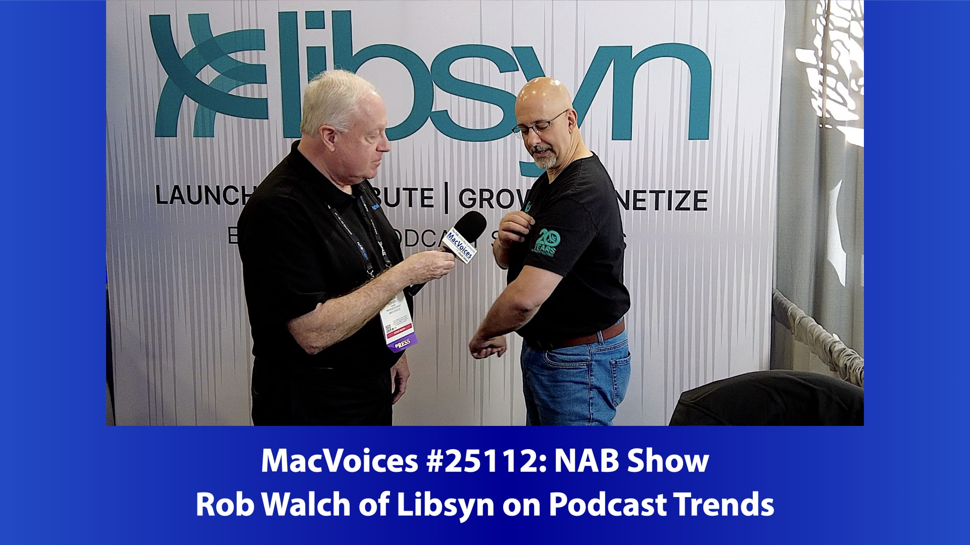 chuckjoiner's tweet card. At NAB Show 2025, Rob Walch of Libsyn discusses podcasting trends, gear updates, and Libsyn’s new faith-based ad channel. He shares insights on monetization ...