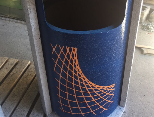 AdvancedAms's tweet card. New composite dustbin for Loftus Park in Pretoria