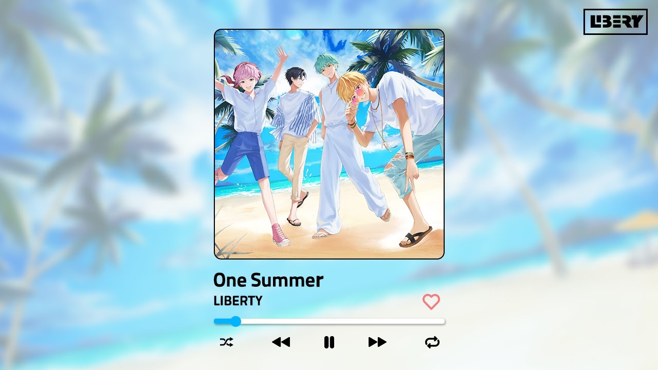 LBT_Igyeol's tweet card. 리버티 (LIBERTY) - One Summer (Official Lyrics Video)