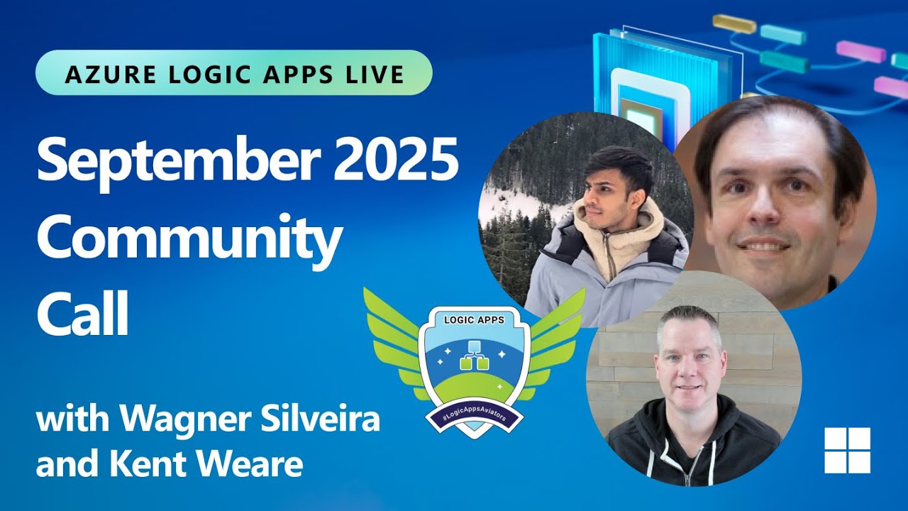 logicappsio's tweet card. Azure Logic Apps Live - September 2025