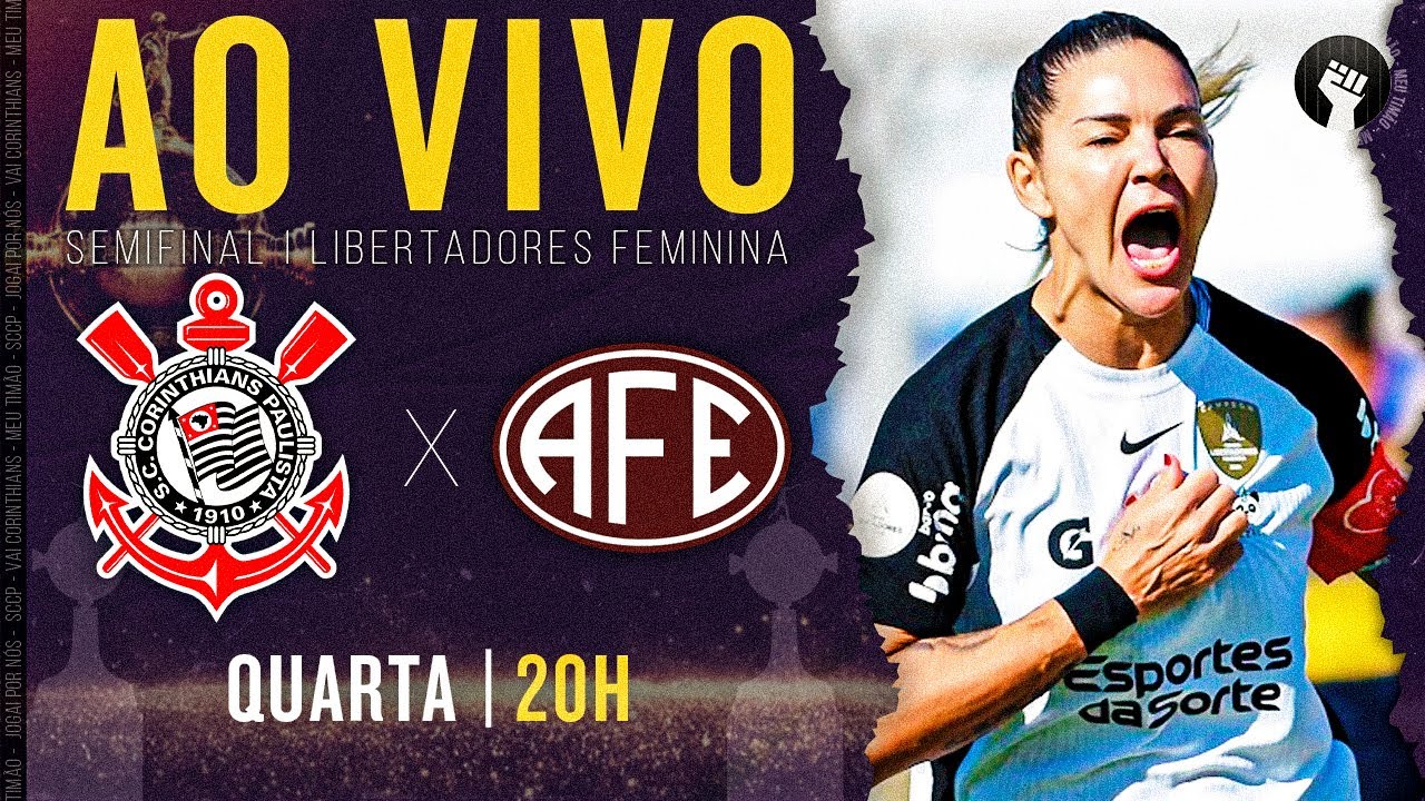 MeuTimao's tweet card. AO VIVO E COM IMAGENS 🔴 CORINTHIANS X FERROVIÁRIA | SEMIFINAL |...